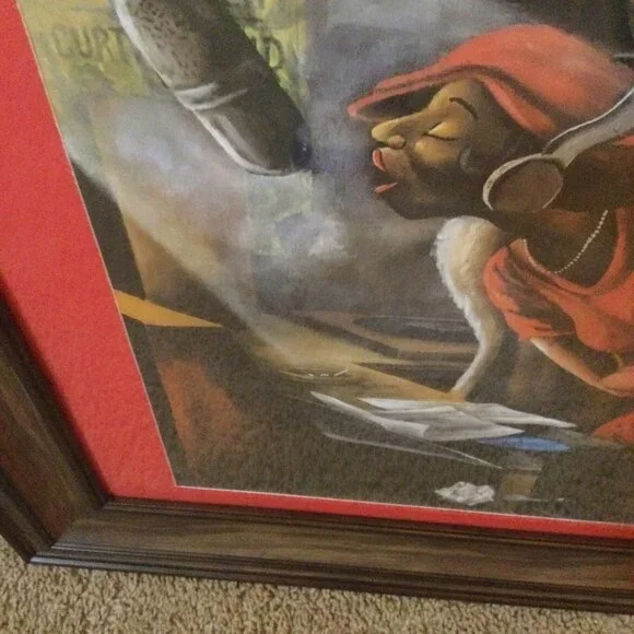 Late night dj wall art the print is 16x20 and the frame 18x24 - Picture 3 of 5